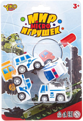 Yako Toys Мир micro игрушек Полицейские машины инерционные В93778