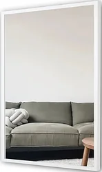 Зеркало eMZe Line 80x90 LINE.80.90.BEL (белый) Зеркало eMZe Line 80x90 LINE.80.90.BEL (белый)