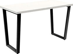 Стол для работы King Style Коин Black 138х70 (белый платиновый)