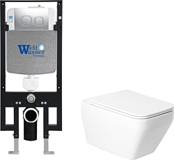 Унитаз Saniteco KW-9010W + 497 + RD-CR