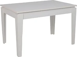 Кухонный стол ЭлиГард Stan 1180-1570x760x745 (белый структурный)