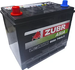 Автомобильный аккумулятор Zubr L+ ZU801JP (80Ah)