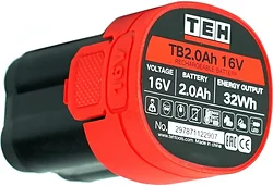 Аккумулятор TEH TB2.0Ah 16V (16В/2 Ah) Аккумулятор TEH TB2.0Ah 16V (16В/2 Ah)