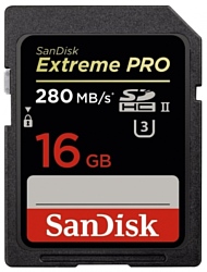 Sandisk Extreme PRO SDHC UHS-II 280MB/s 16GB