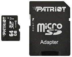 Карта памяти Patriot Memory PSF64GMCSDXC10