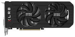 PNY GeForce GTX 1070 1518Mhz PCI-E 3.0 8192Mb 8000Mhz 256 bit DVI HDMI HDCP XLR8 OC GAMING Twin Fan