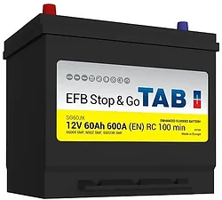Автомобильный аккумулятор TAB Magic Stop&Go Asia EFB 60 JR (60Ah) 212860