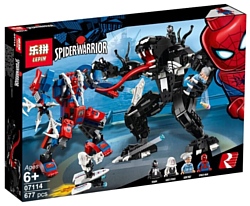 Lepin Spider-Warrior 07114 Человек-паук против Венома