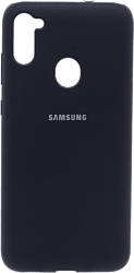 EXPERTS Original Tpu для Samsung Galaxy A11/M11 с LOGO (темно-синий)