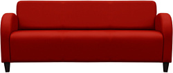 Brioli Карл трехместный (экокожа, L19 красный)