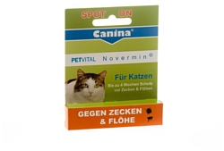 Canina капли от блох и клещей Petvital Novermin Cat для кошек