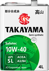 Моторное масло Takayama Safetec 10W-40 A3/B4 SL 4л