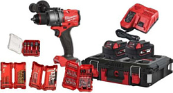 Дрель-шуруповерт Milwaukee M18 FUEL Promo FPD3100P-502P 4933498240 (с 2-мя АКБ 5 Ач, кейс, набор оснастки)