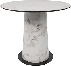 Кухонный стол Lepremo AV 2317 МДФ+керамика 900 (натуральный глянцевый Gold Jade/черный+HPL виктори натуральный)