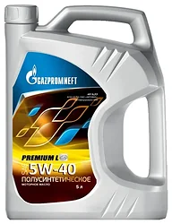 Моторное масло Gazpromneft Premium L 5W-40 5л