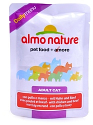Almo Nature (0.055 кг) 1 шт. DailyMenu Adult Cat Chicken and Beef