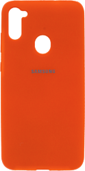 EXPERTS Original Tpu для Samsung Galaxy A11/M11 с LOGO (оранжевый)