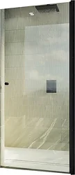 Душевая дверь MaybahGlass 198x90 MGD-809-6 (прозрачное стекло/черный)