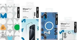 Чехол для телефона Momax Protection Bundle Set для iPhone 16 Plus MXAP24LTGS Чехол для телефона Momax Protection Bundle Set для iPhone 16 Plus MXAP24LTGS