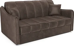 Прямой диван Мебель-АРС Давос ППУ 180x200 см M2-111-3 (бархат шоколадный Star Velvet 60 Coffee)