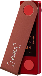 Аппаратный криптокошелек Ledger Nano X (рубиновый красный)