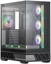 Корпус для компьютера XASTRA Q700 7ARGB-C10-UC (черный) Корпус для компьютера XASTRA Q700 7ARGB-C10-UC (черный)