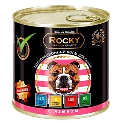 Rocky (0.75 кг) 1 шт. Мясное ассорти с Языком для собак