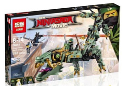 Lepin NinjaGo 06051 Механический дракон Зеленого ниндзя