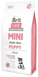 Brit (2 кг) Care Mini Grain Free Puppy Lamb