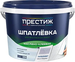 Шпатлевка Престиж Масляно-клеевая 1.5 кг (белый) Шпатлевка Престиж Масляно-клеевая 1.5 кг (белый)