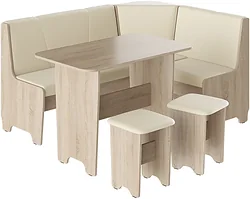 Обеденная группа Трия Техас исп. 1 (дуб сонома/экокожа бежевый) Обеденная группа Трия Техас исп. 1 (дуб сонома/экокожа бежевый)