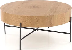 Журнальный столик Halmar Brooklyn 80x37 (натуральный/черный)