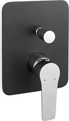 Смеситель Ferro Adore BDR7PBLC (черный/хром)