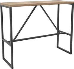 Барный стол Hype Mebel Дельта 120x40 (черный/дуб галифакс натуральный) Барный стол Hype Mebel Дельта 120x40 (черный/дуб галифакс натуральный)