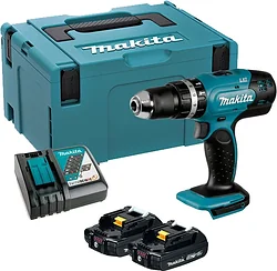 Дрель-шуруповерт Makita DHP453RAJ (с 2-мя АКБ 2 Ач, кейс) Дрель-шуруповерт Makita DHP453RAJ (с 2-мя АКБ 2 Ач, кейс)