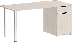 Стол для работы Riva Home Office VR.SP-3-158.1 Silver (денвер светлый)
