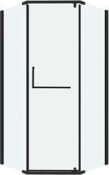 Душевой уголок Grossman Pragma 90x90x195 302.K33.03.9090.21.00 (черный матовый/прозрачное стекло)