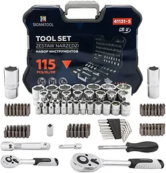 Набор инструментов Sigmatool 41151-5 115 предметов