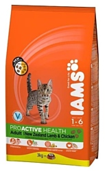 Iams ProActive Health Adult with New Zealand Lamb and Chicken (3 кг)