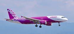 Hasegawa Пассажирский самолет Peach Aviation Airbus A320