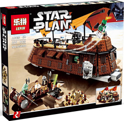 Lepin Star Plan 05090 Парусная баржа Джаббы аналог Lego 6210