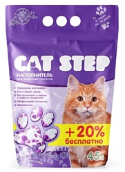 Cat Step Силикагелевый с ароматом лаванды 4.5л