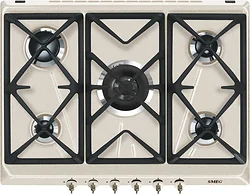 Газовая варочная панель Smeg SRV876AVOGH2 Газовая варочная панель Smeg SRV876AVOGH2