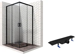 Душевой уголок Ambassador Set 11011204-ST4 Душевой уголок Ambassador Set 11011204-ST4