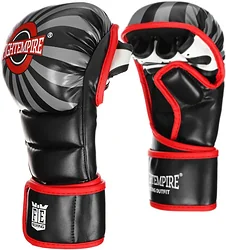 Перчатки для единоборств Fight Empire Sparring 9315717 (L, черный/красный)