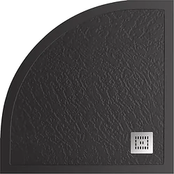 Душевой поддон BelBagno TRAY-MR-UNO-R-90-550-35-NERO 90x90