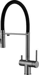 Смеситель Filarete Roun FL3020BG (оружейная сталь) Смеситель Filarete Roun FL3020BG (оружейная сталь)