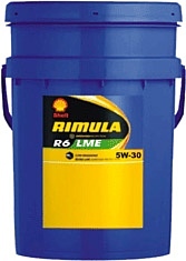 Моторное масло Shell Rimula R6 LME 5W-30 20л