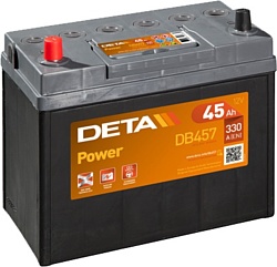 Автомобильный аккумулятор DETA Power DA457 (45Ah)