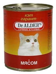 Dr. Alder КЭТ ГАРАНТ мясо кусочки в желе Для домашних кошек (0.4 кг) 1 шт.